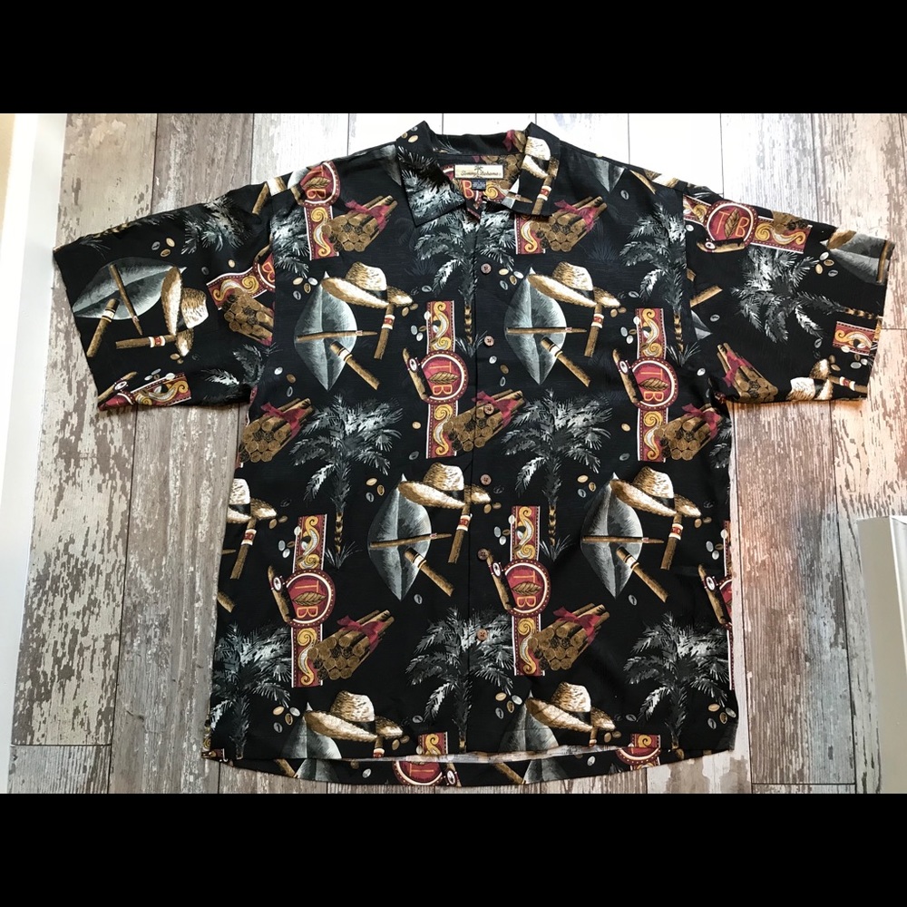 Tommy Bahama Silk Shirt 🍍